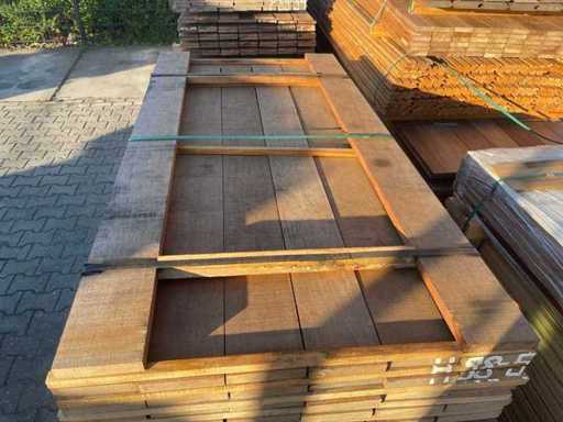 Deski Guyana Ipé cienko cięte, 1850x155x27mm (32x)