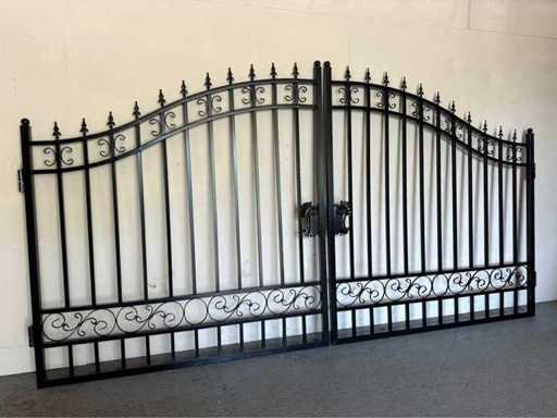 Cancello/recinzione d'ingresso Rhino-Cross-Gates Plain 596 cm 20 piedi