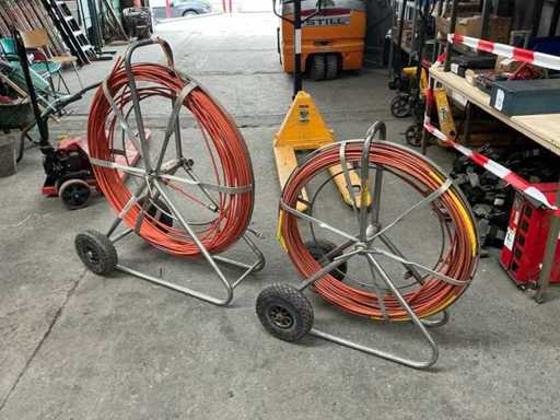 Ressort à tirage sur rouleau (2x)