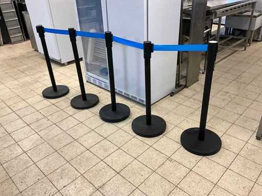 Pali barriera Saro con nastro (5 volte)