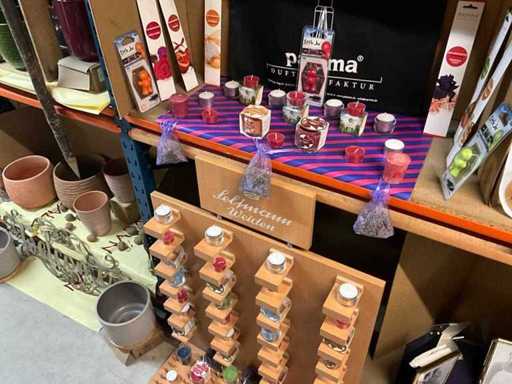 Pajoma Fragrance sets+candles with presentation stand