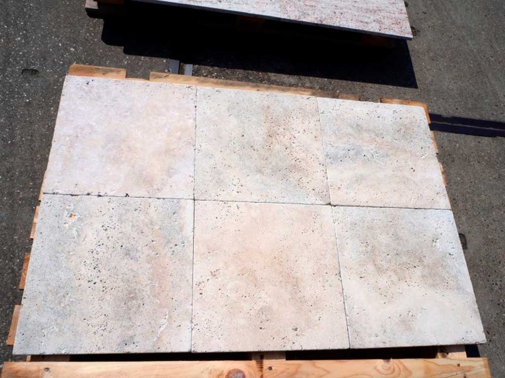Natural stone tiles 25m²