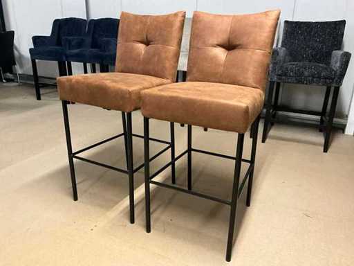 Wildleder-Barhocker (2x)