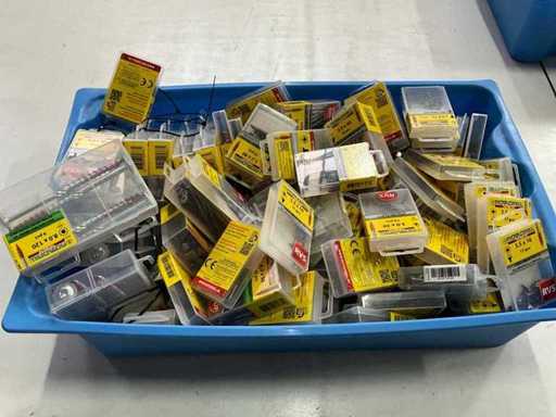 Rotadrill Assorti diverse schroeven RVS en verzinkt (100x)