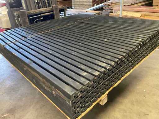 Moustiquaire de jardin Douglas « Elan » noirci - 180x180 cm (4x)