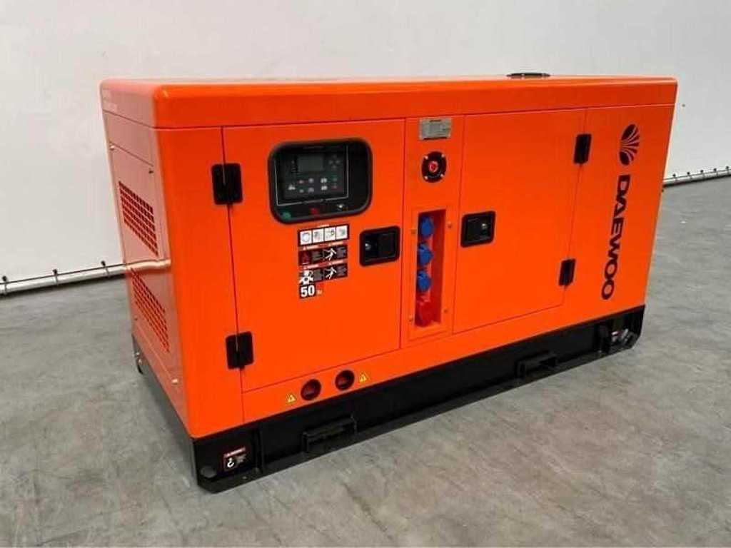 2022 Daewoo dagfs-35 35Kva emergency power generator