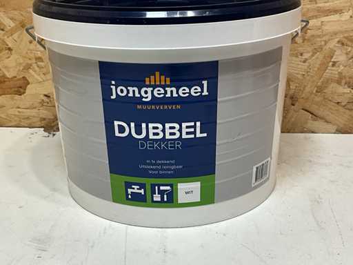 Vernice da parete Jongeneel 10L bianco per interni (2x)