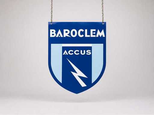 Baroclem advertising sign