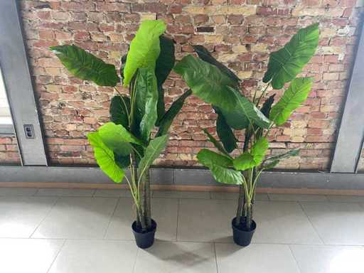 Dekoration künstliche Blumen (2x)