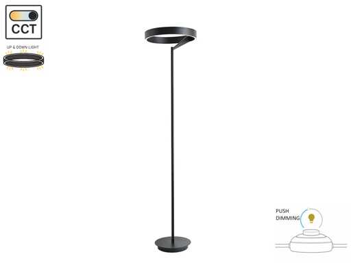 Lampe sur pied Arcao 35cm LED 22W CCT 3 couleurs dimmable (1x)