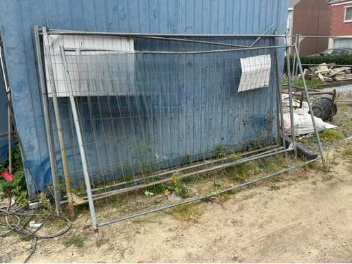 Lot de clôtures et blocs de construction Clôture de chantier (27x)