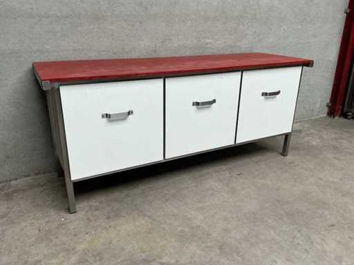 Rvs werktafel snijtafel