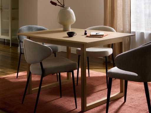 Calla Extendable Table - Oak - Westwing Collection