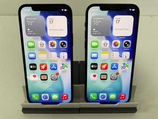 Apple iPhone 12 - 64GB - Negru (2x)