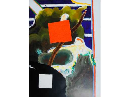 Roger Raveel - een gelukkige dag - offset