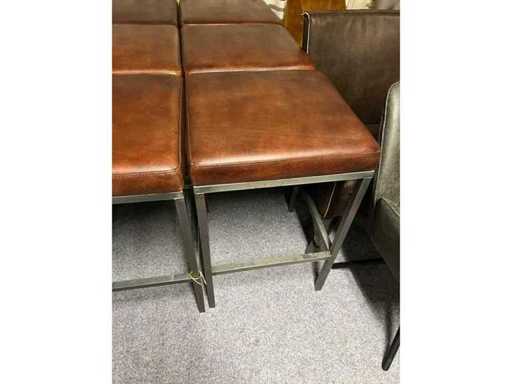 Krzesło jadalne (6x) z belki z owczej skóry 