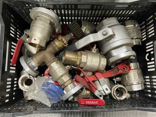 Diverses vannes à billes (18x)