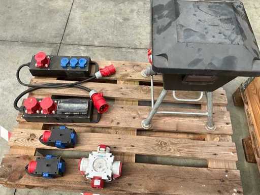 Partia materiału prądowego 400V – kable, skrzynki rozdzielcze i wtyczki