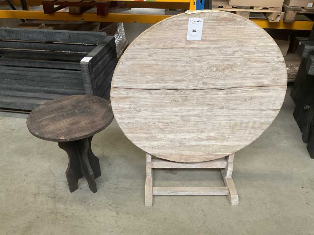 Sempre opplooibare houten tafel
