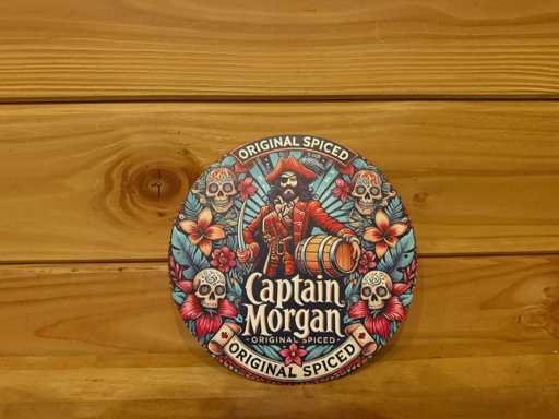 Metal advertising sign round 20cm