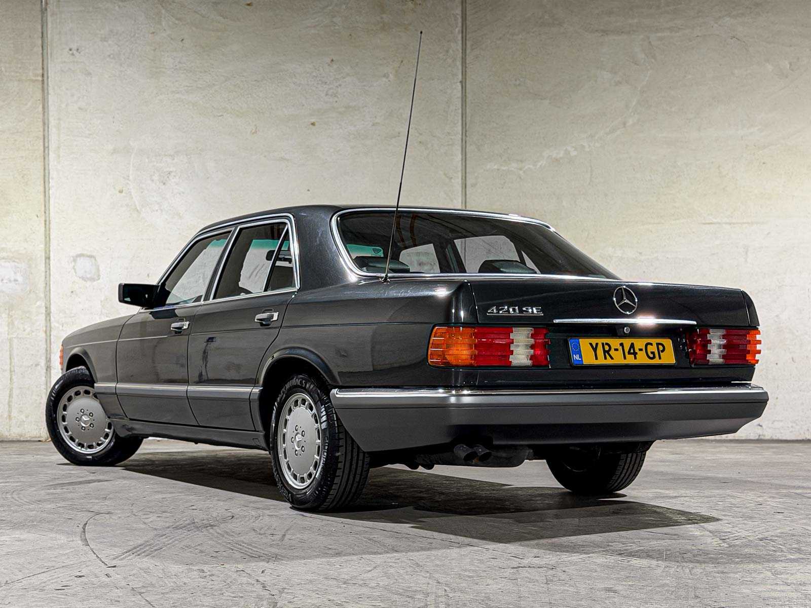 Mercedes-Benz 420 SE S-Klasse V8 4.2 224pk 1990 (Origineel-NL), YR-14-GP