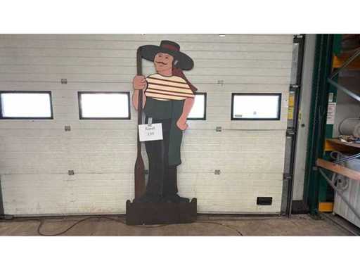 Setpiece; Italien-Gondelrennfahrer Venedig