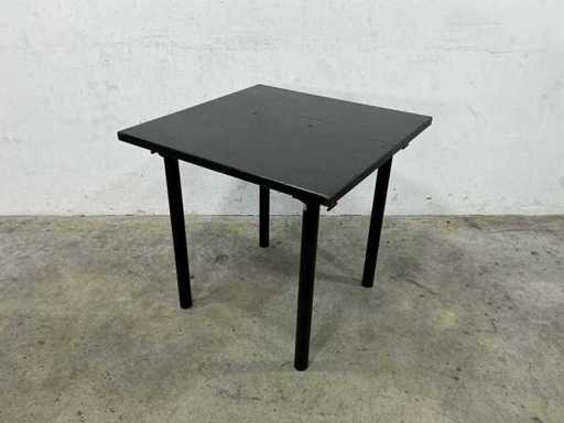 Satellite - Foldable restaurant table with oak top (2x)