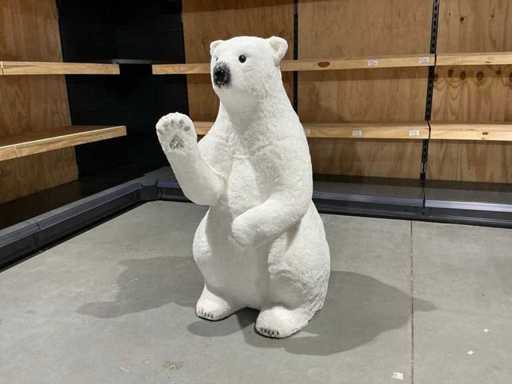 Figurine décorative d’ours polaire Decoris