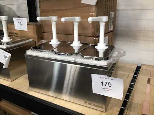 Pompa per salsa in acciaio inossidabile