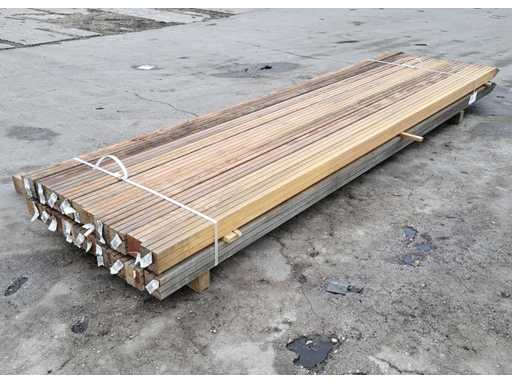 20x Kapur palen 68 x 68 mm, lengte 275 cm