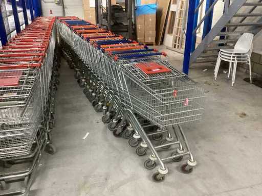 Partij winkelwagens (32x)