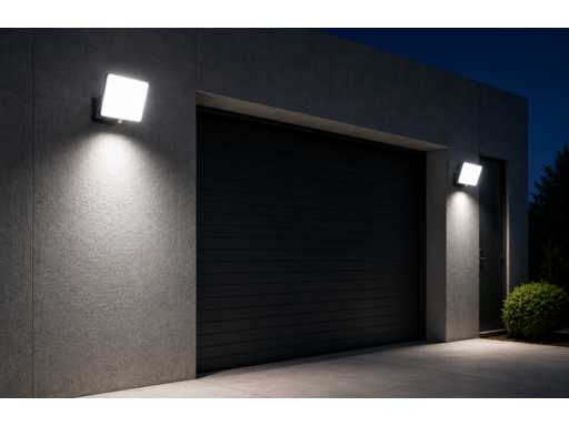 10 x LED Frameless Floodlight 100W – 6400K Koud Wit – IP66 – PEGASUS-100