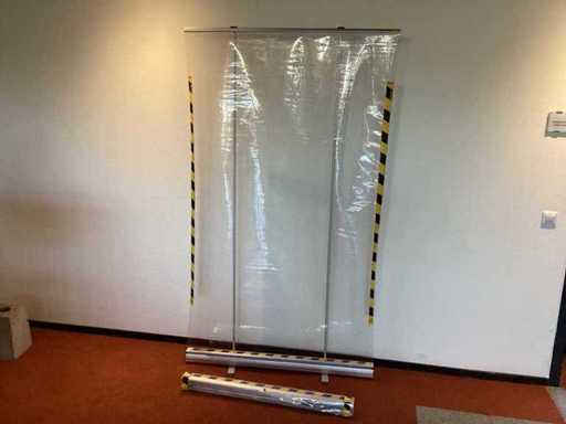 Schermo di sicurezza pieghevole (2x)