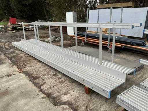 Alu werkbrug/loopstelling