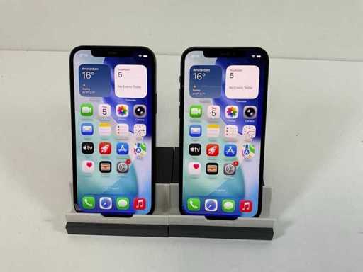 Apple iPhone 12 - 64 GB - Black (2x)