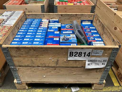 114 kg net bearings from SKF, INA, NSK, Koyo and others