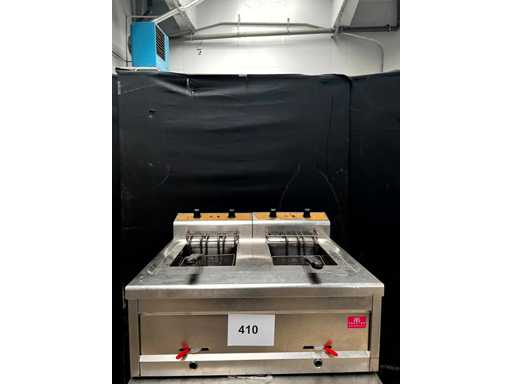 Industrielle Doppel-Elektro-Fritteuse