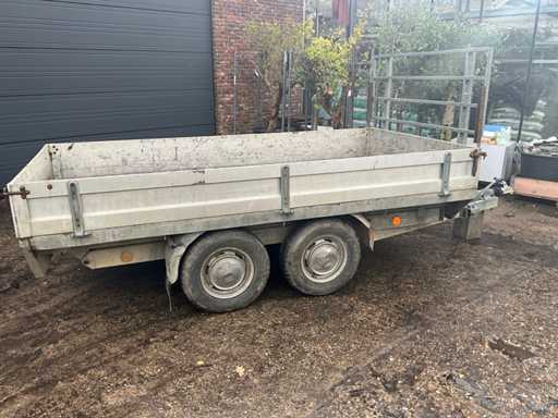 Anssems tipper trailer with Weber Hydraulik – galvanised chassis
