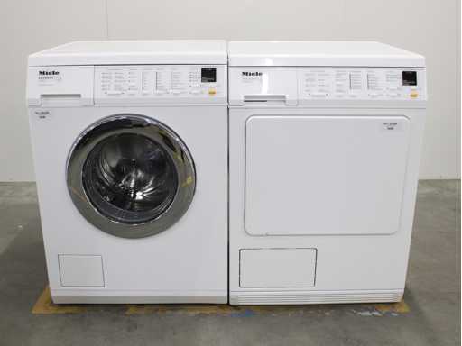Miele W 5345 SoftCare System Wasmachine & Miele T 8433 C SoftCare System Wasdroger