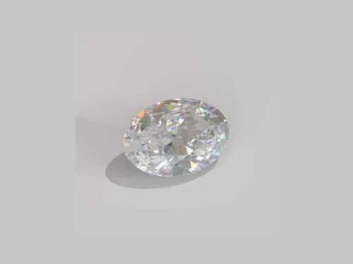 Diamant-ovaal vorm 1,0 cts DE VS