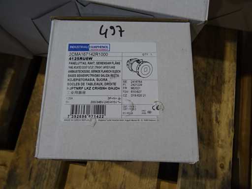Amphenol - 2CMA167142R1000 - 4125RU6W - Toma de corriente de alimentación (10x)