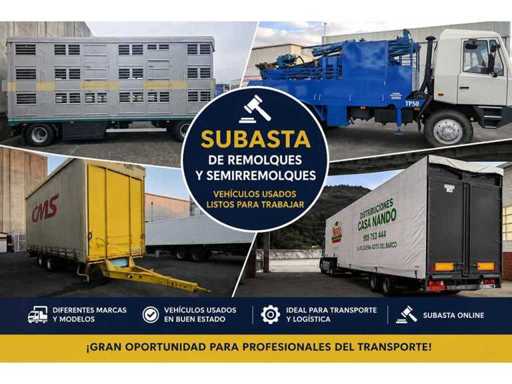OPPORTUNITY! Auction of trailers and semi-trailers for professional transport and logistics SPX-SP