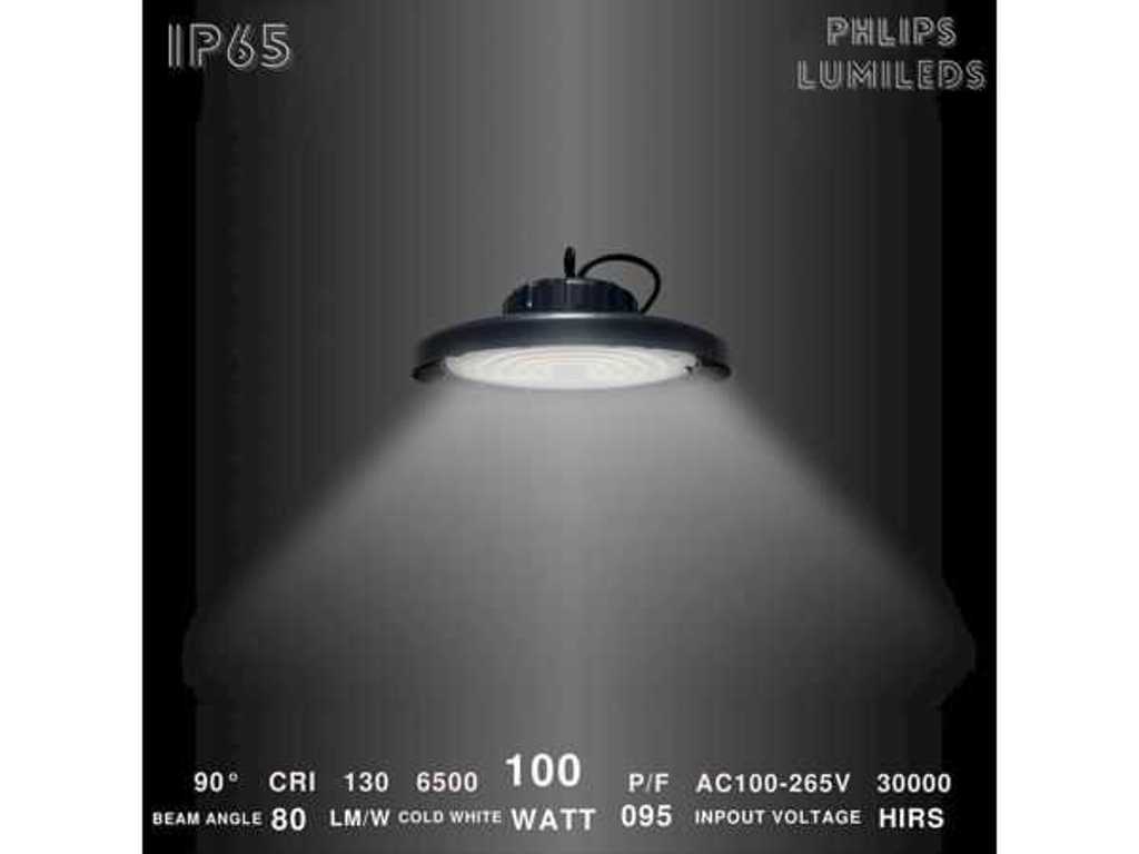10 x Highbay PRO 100W - Philips Lumileds - 130LM/W - 6500K