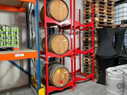 Lagerstore 500 Raft stivuit / rack de tobe (9x)