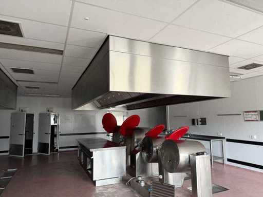 Nu Air - LIKVD - Hotă de extractare industrială din oțel inoxidabil