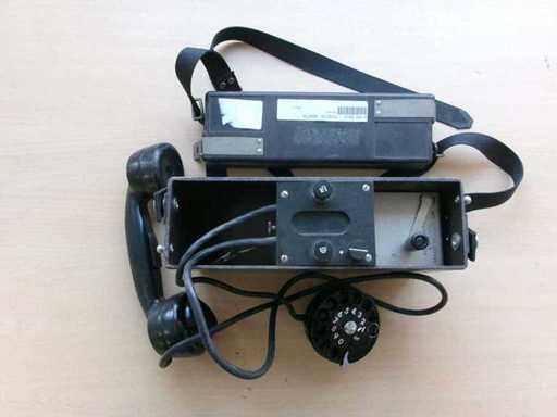 Finn. Fieldphone Ericsson, used (U1) (1x)