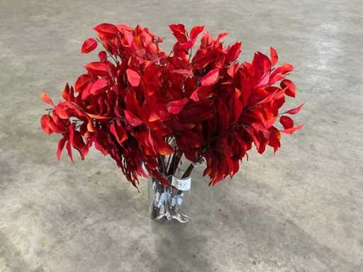Lot Coco Maison Salal Leaf red 75cm (54x)