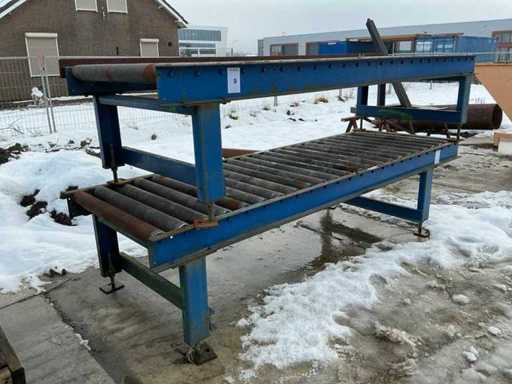 Roller conveyor (2x)