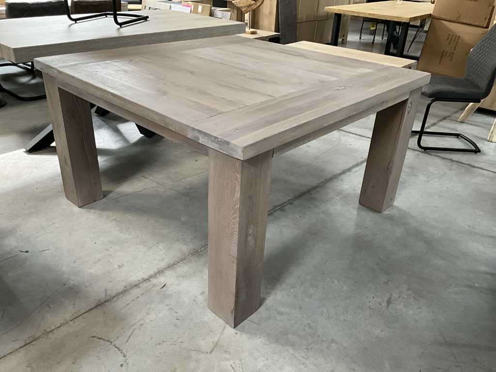 Solid Oak Dining Table 140x140