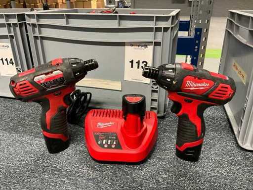 Milwaukee M12 BSD Screw Drill (10x)